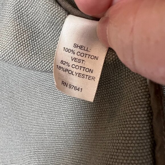 J Jill Jacket Womens Size XSP Olive Green Utility Military Distressed Denim Army - Picture 6 of 13